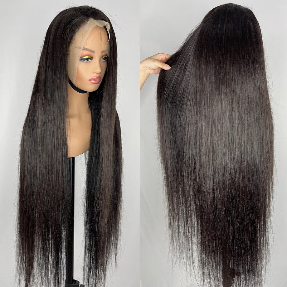 Brazilian Human Hair 13x6 Lace Frontal Wigs 180 Density Full Pre Plucked 34 Inch 13x4 360 Hd Transparent Straight Lace Front Wig
Brazilian Human Hair 13x6 Lace Frontal Wigs 180 Density Full Pre Plucked 34 Inch 13x4 360 Hd Transparent Straight Lace Front Wig