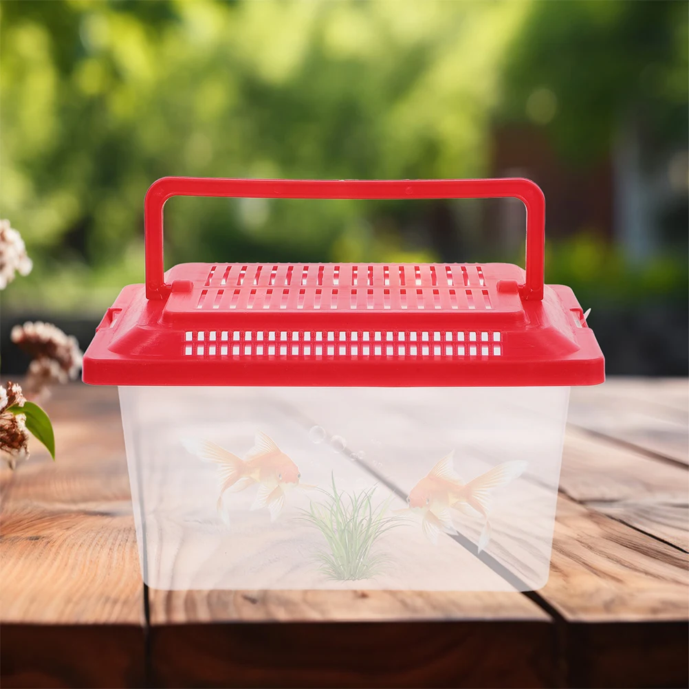 Fish Tank Box Travel Container Betta Transport Desk Pet Habitat Containers Aquarium Turtle with Lid Baby Portable Goldfish
Fish Tank Box Travel Container Betta Transport Desk Pet Habitat Containers Aquarium Turtle with Lid Baby Portable Goldfish