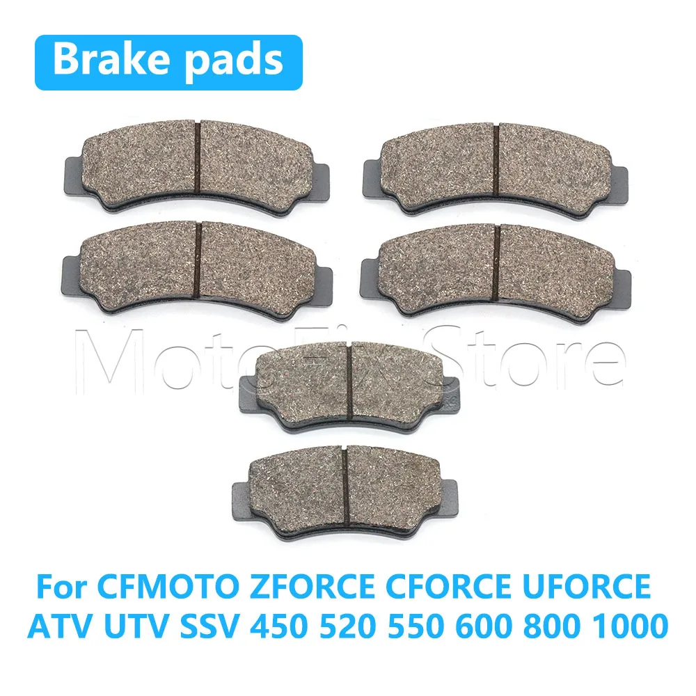 6PCS Motorcycle Accessories Front Rear Brake Pads For CFMOTO ZFORCE CFORCE UFORCE 450 520 550 600 800 1000 ATV UTV SSV
6PCS Motorcycle Accessories Front Rear Brake Pads For CFMOTO ZFORCE CFORCE UFORCE 450 520 550 600 800 1000 ATV UTV SSV