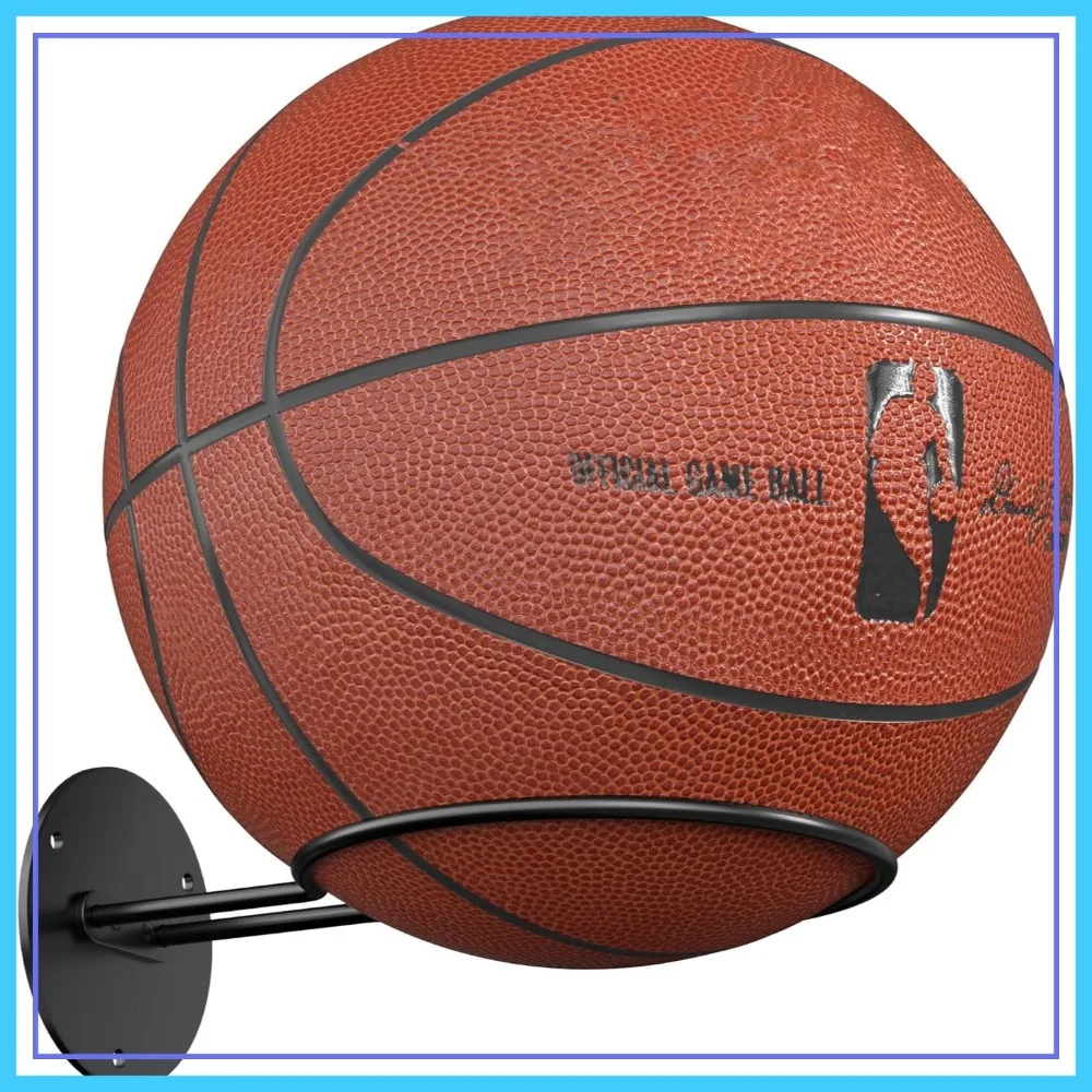 Wall Mounted Basketball Hoop Rack, Black Metal Ball Holder for Sports Storage, Boys Room Decor
Wall Mounted Basketball Hoop Rack, Black Metal Ball Holder for Sports Storage, Boys Room Decor