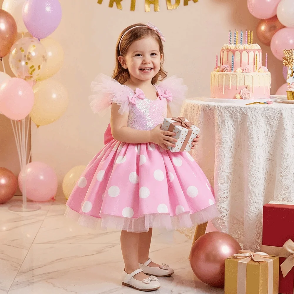 Модное милое платье принцессы с рукавами-крылышками, в горошек, из фатина, пышное платье для девочек
Модное милое платье принцессы с рукавами-крылышками, в горошек, из фатина, пышное платье для девочек