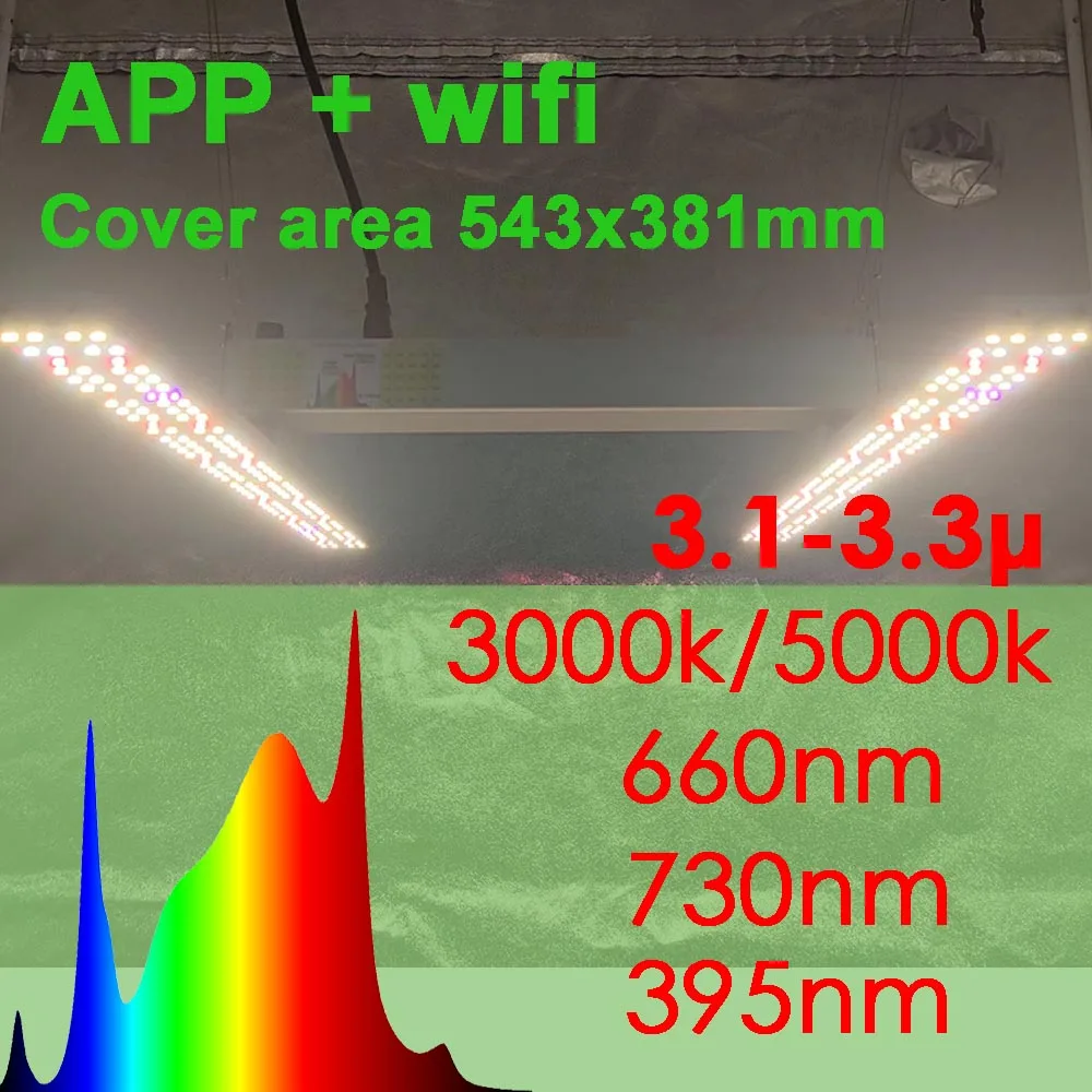 SOLIDEE APP wifi control 120W Quick Spider L2 LED grow light with large cover area used for Hydroponic clone vegetative stage
SOLIDEE APP wifi control 120W Quick Spider L2 LED grow light with large cover area used for Hydroponic clone vegetative stage