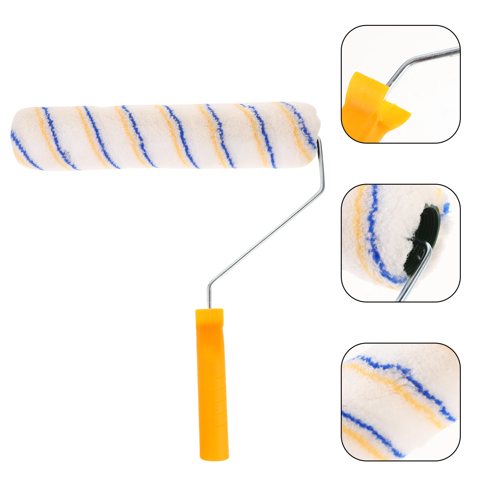 2 Pcs Paint Brushes Washable Roller Covers Synthetic Fiber Wall Painting Tool Small
2 Pcs Paint Brushes Washable Roller Covers Synthetic Fiber Wall Painting Tool Small