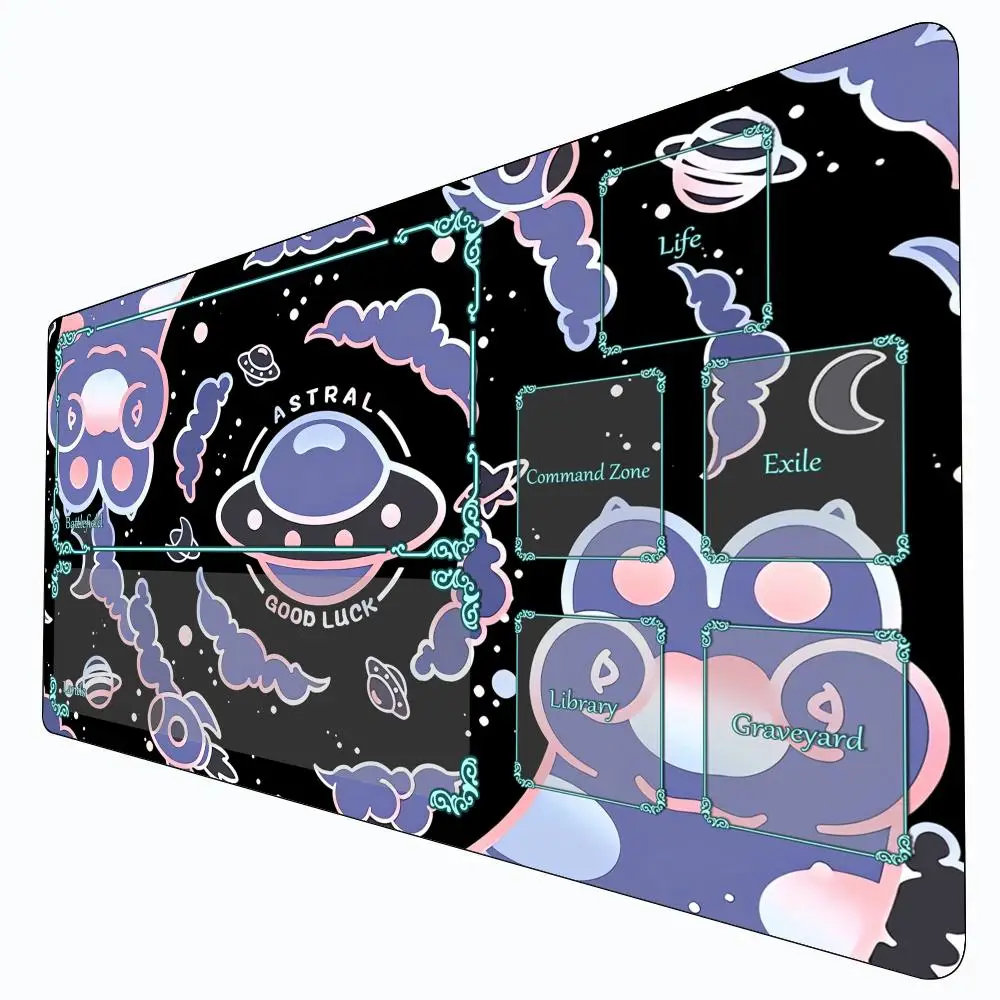 Cute space theme MTG Playmat Magic Card Battle Mat Non-Slip Durable 35X60CM Commander playmat Board Game Mat for TCG
Cute space theme MTG Playmat Magic Card Battle Mat Non-Slip Durable 35X60CM Commander playmat Board Game Mat for TCG