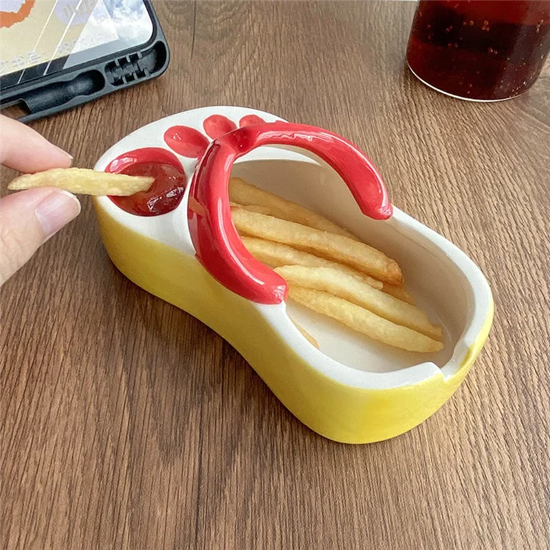 A98E-Novel French Fries Plate Funny Slipper Shaped Food Boats French Fry Cup Holder For Restaurant Home
A98E-Novel French Fries Plate Funny Slipper Shaped Food Boats French Fry Cup Holder For Restaurant Home