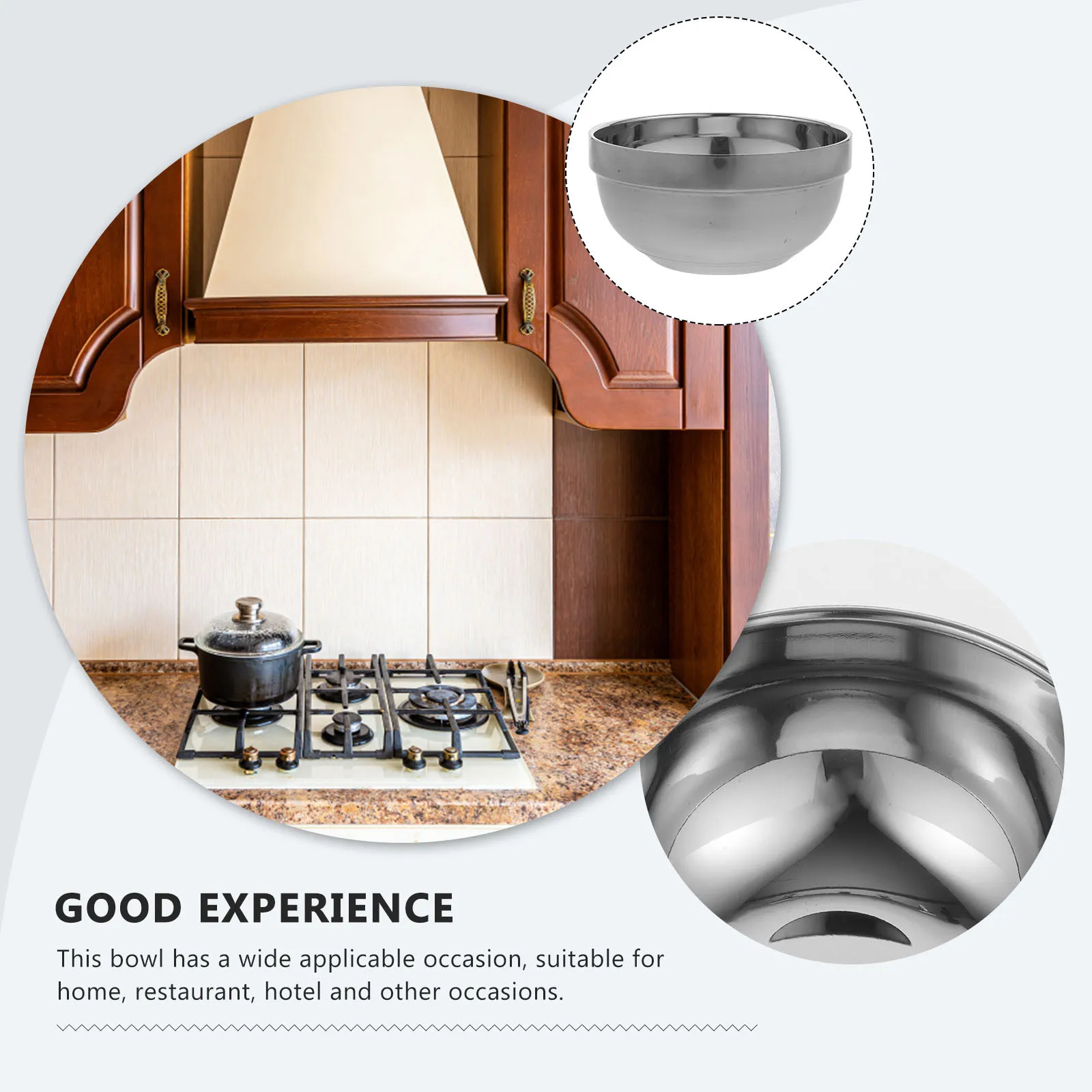 Stainless Steel Bowl Small Metal Soup Salad Noodle Multipurpose Kitchen Gadget Prep Cooking Heat Insulated Anti Scalding
Stainless Steel Bowl Small Metal Soup Salad Noodle Multipurpose Kitchen Gadget Prep Cooking Heat Insulated Anti Scalding