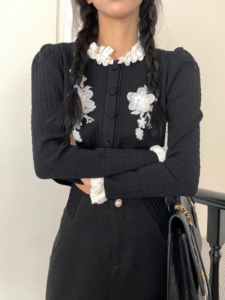 Aviva on Earth Bla Ретро шикарная вышитая ор-джет Женская осенняя верхняя одежда Slim Fit на пуговицах с цветочным декором
Aviva on Earth Bla Ретро шикарная вышитая ор-джет Женская осенняя верхняя одежда Slim Fit на пуговицах с цветочным декором