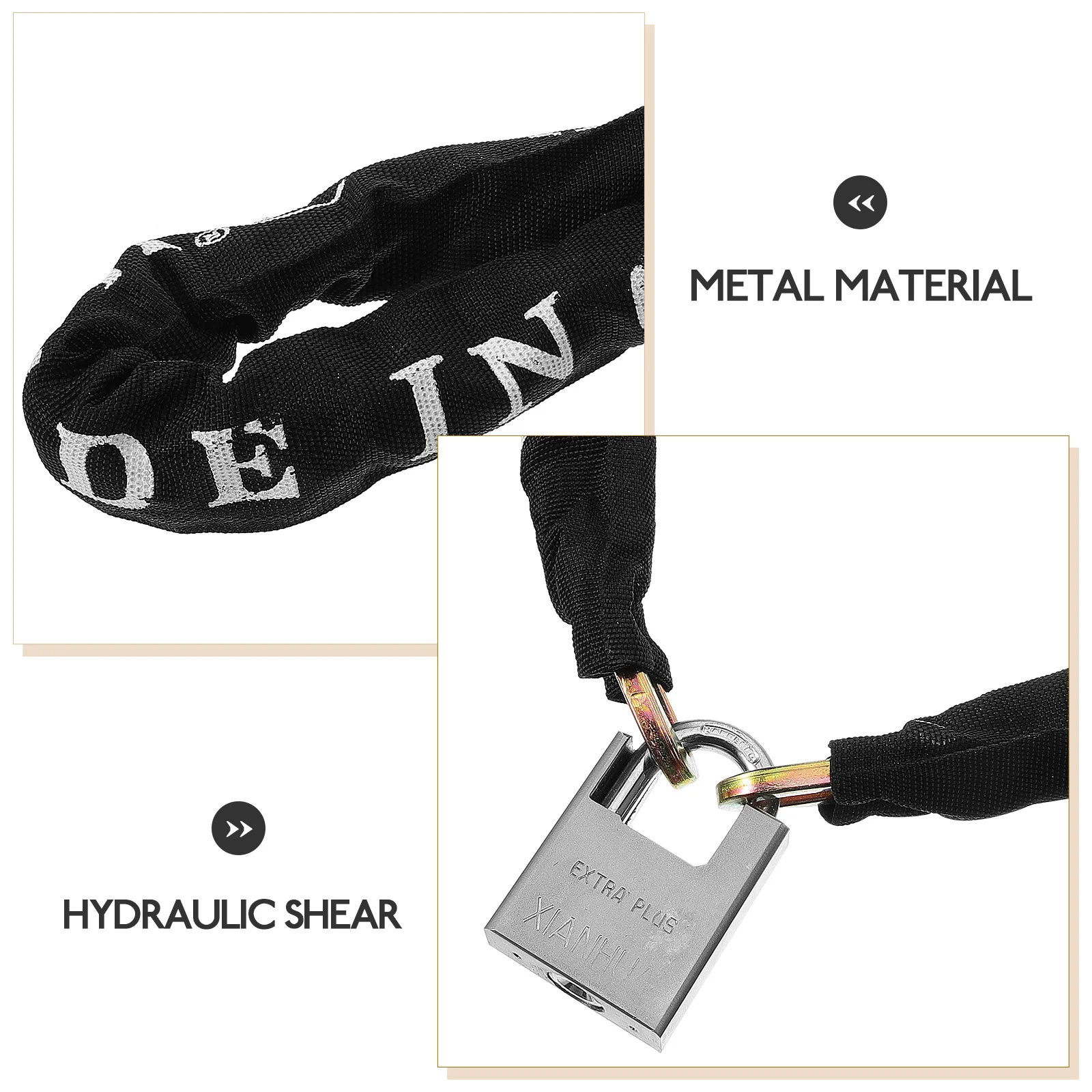 Bicycle Lock 8cm Long 3cm Thick 8mm Chain Alloy Horseshoe Steel Cable Ring Bike Accessories Cycling Parts Durable Rust
Bicycle Lock 8cm Long 3cm Thick 8mm Chain Alloy Horseshoe Steel Cable Ring Bike Accessories Cycling Parts Durable Rust