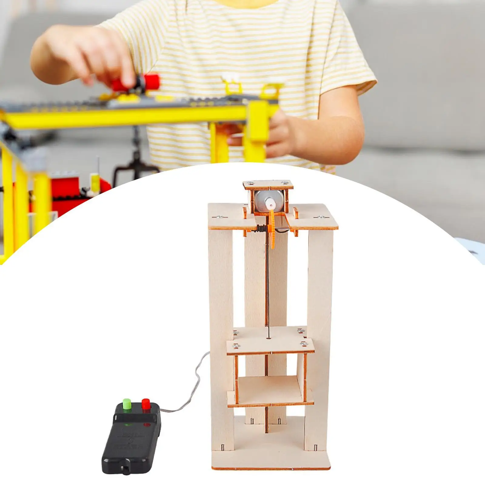 DIY Lift Model Building Kits Wooden Science Kits Wooden Assembly Kit Interactive DIY Lift Kit for Boy Girls School
DIY Lift Model Building Kits Wooden Science Kits Wooden Assembly Kit Interactive DIY Lift Kit for Boy Girls School