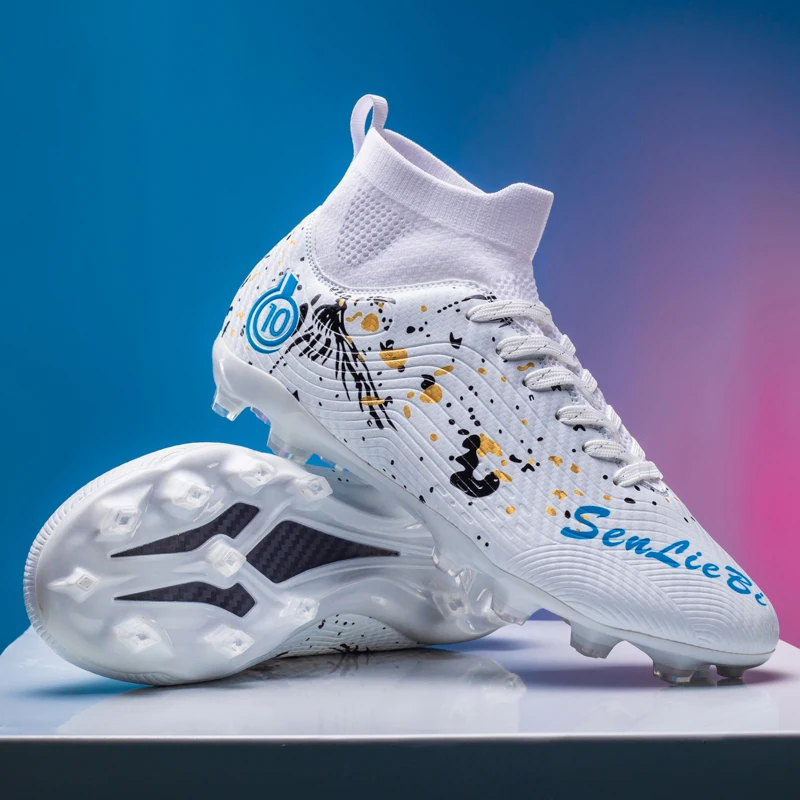 Men Soccer Shoes Society Men's Football Boots Grass Anti-Slip Outdoor Training Cleats Futsal Sneakers Children Sports Footwear
Men Soccer Shoes Society Men's Football Boots Grass Anti-Slip Outdoor Training Cleats Futsal Sneakers Children Sports Footwear