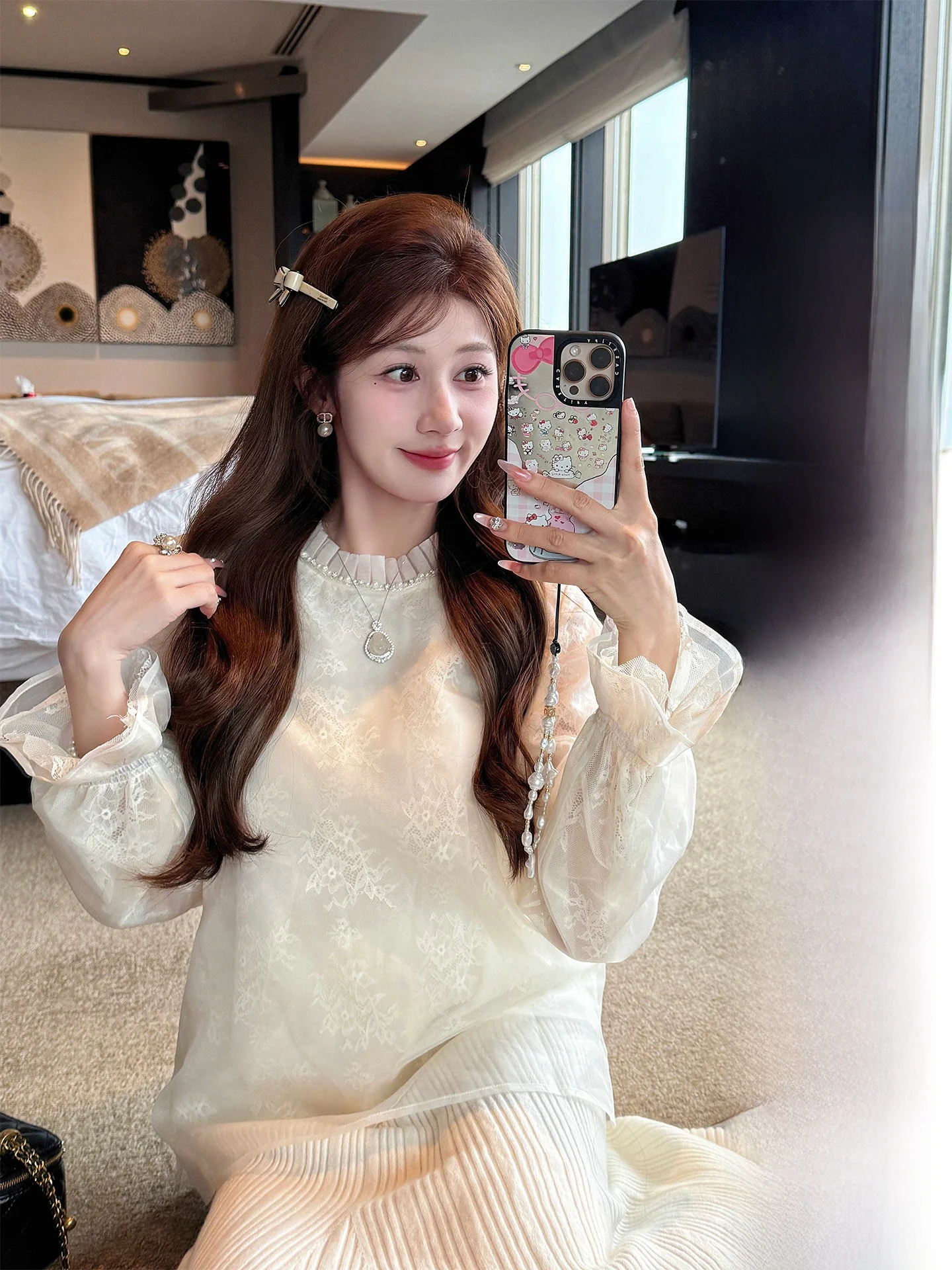 Шелковая кружевная блузка Ele: женская модная базовая одежда, легкий топ из жоржета с эффектом роскоши, бренд GA Seasons
Шелковая кружевная блузка Ele: женская модная базовая одежда, легкий топ из жоржета с эффектом роскоши, бренд GA Seasons