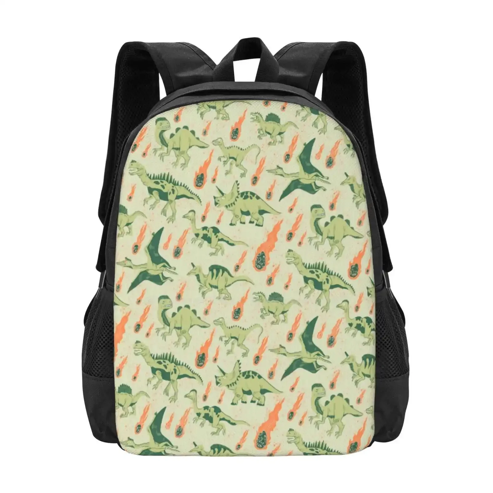 Dino Disaster Hot Sale Schoolbag Backpack Fashion Bags Dinosaurs Lizard Reptiles Funny Humorous Pattern Surface Design Colorful
Dino Disaster Hot Sale Schoolbag Backpack Fashion Bags Dinosaurs Lizard Reptiles Funny Humorous Pattern Surface Design Colorful