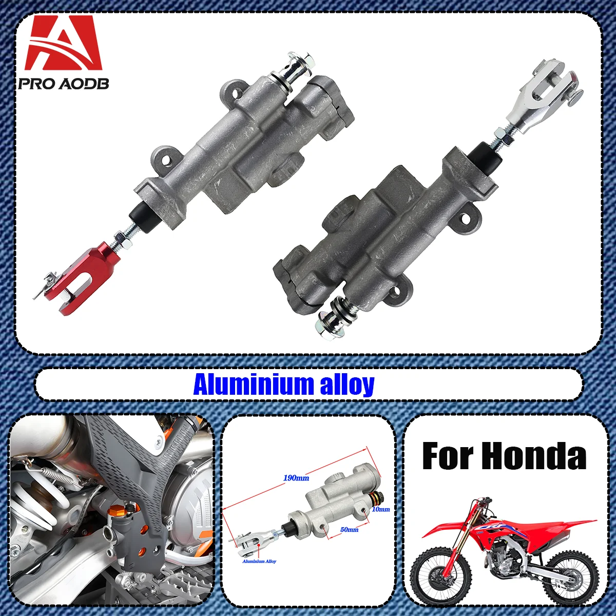 Aluminium New Motorcycle Rear Brake Master Cylinder For Honda CRF450R 250X 450X Kayo T4 T6 K6 CRF250R 450R CR125R CR250R CRF250R
Aluminium New Motorcycle Rear Brake Master Cylinder For Honda CRF450R 250X 450X Kayo T4 T6 K6 CRF250R 450R CR125R CR250R CRF250R