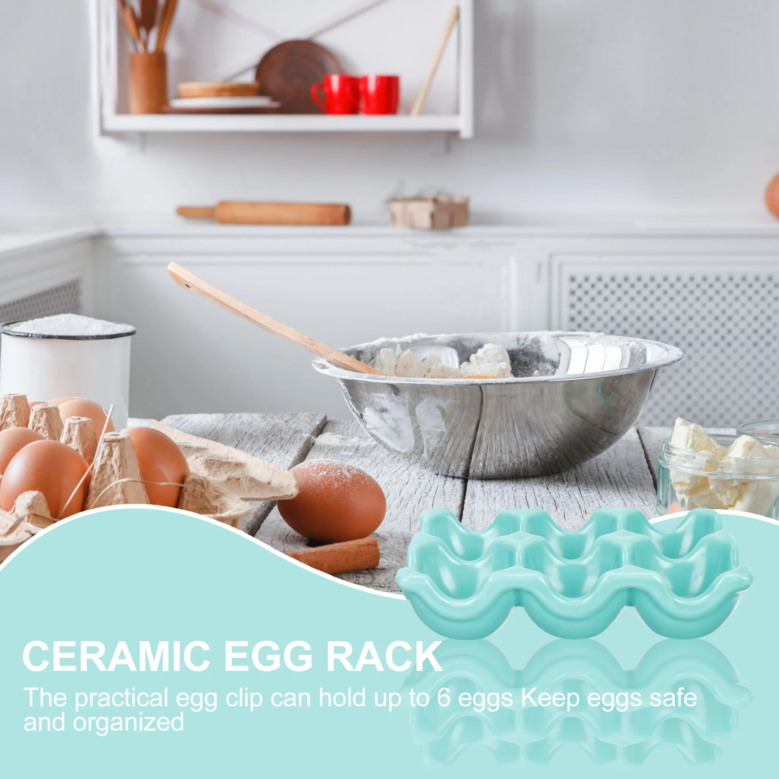 6-Grid Ceramic Egg Holder Smooth Porcelain Tray for Refrigerator Egg Storage Organizer Kitchen Countertop Ceramic Eggs Holder
6-Grid Ceramic Egg Holder Smooth Porcelain Tray for Refrigerator Egg Storage Organizer Kitchen Countertop Ceramic Eggs Holder