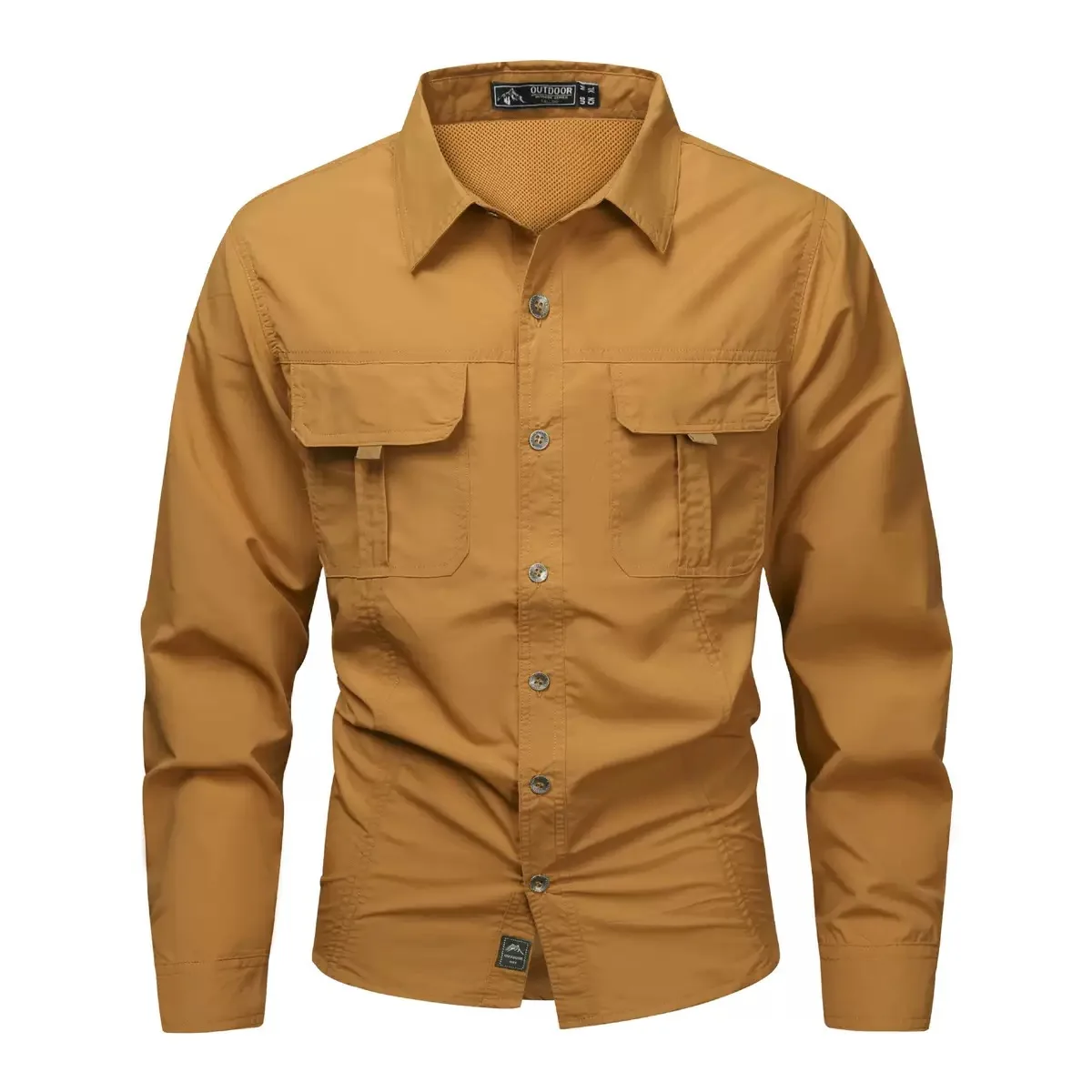 New Spring/Autumn Fashion Solid Color Outdoor Sports Cargo Long Sleeve Shirt Men's Casual Loose Plus Size High Quality Shirt
New Spring/Autumn Fashion Solid Color Outdoor Sports Cargo Long Sleeve Shirt Men's Casual Loose Plus Size High Quality Shirt
