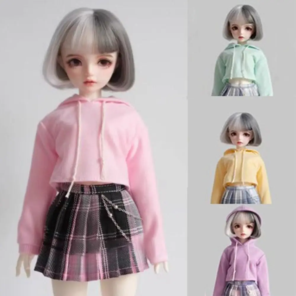 Fashion Hoodies Pleated Skirt Cute Mini Solid Color Princess Skirt Tops Casual Wear DIY Accessories for 1/4 BJD 45cm Doll
Fashion Hoodies Pleated Skirt Cute Mini Solid Color Princess Skirt Tops Casual Wear DIY Accessories for 1/4 BJD 45cm Doll