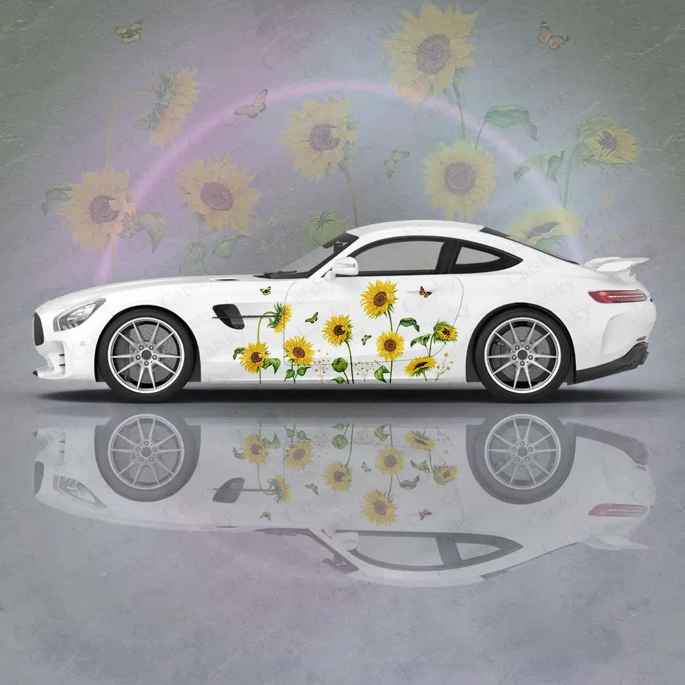 Golden Sunflower Car Side Sticker Decoration, PVC Waterproof Scratch Resistant Decal, Car Protection, Auto Accessories Gift
Golden Sunflower Car Side Sticker Decoration, PVC Waterproof Scratch Resistant Decal, Car Protection, Auto Accessories Gift