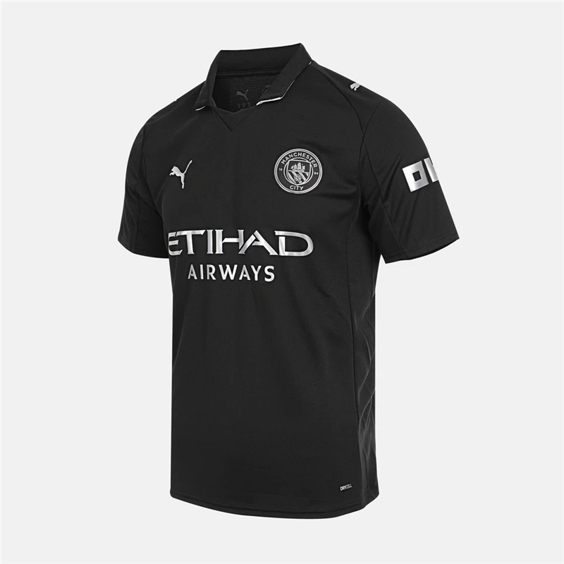 Puma Men's MCFC Away Jersey Clone - Black Short T-shirt 78035002
Puma Men's MCFC Away Jersey Clone - Black Short T-shirt 78035002