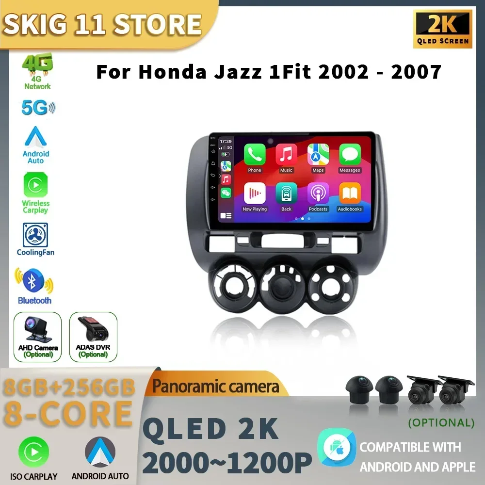 Android13 Car Radio For Honda Jazz 1 Fit 2002-2007 Multimedia Video Player Wireless CarPlay Auto Navigation GPS Stereo Head Unit
Android13 Car Radio For Honda Jazz 1 Fit 2002-2007 Multimedia Video Player Wireless CarPlay Auto Navigation GPS Stereo Head Unit