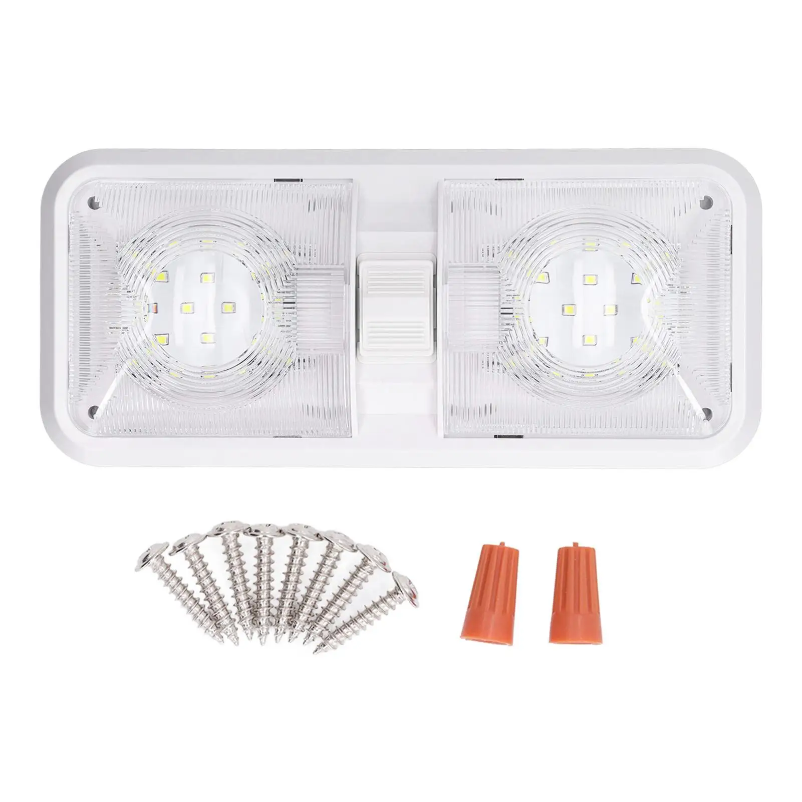 RV LED Dome Light 600lm Ceiling Light with 3 Way Switch DC 12V for boat Yacht Marine Lighting
RV LED Dome Light 600lm Ceiling Light with 3 Way Switch DC 12V for boat Yacht Marine Lighting