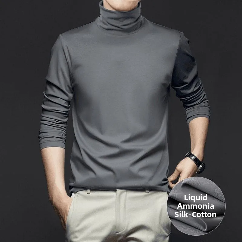 End Series Liquid Ammonia Silk Cotton Long Sleeve T-Shirt Skin-friendly Base Layer Shirt Autumn Winter Fashion Men's Clothing
End Series Liquid Ammonia Silk Cotton Long Sleeve T-Shirt Skin-friendly Base Layer Shirt Autumn Winter Fashion Men's Clothing