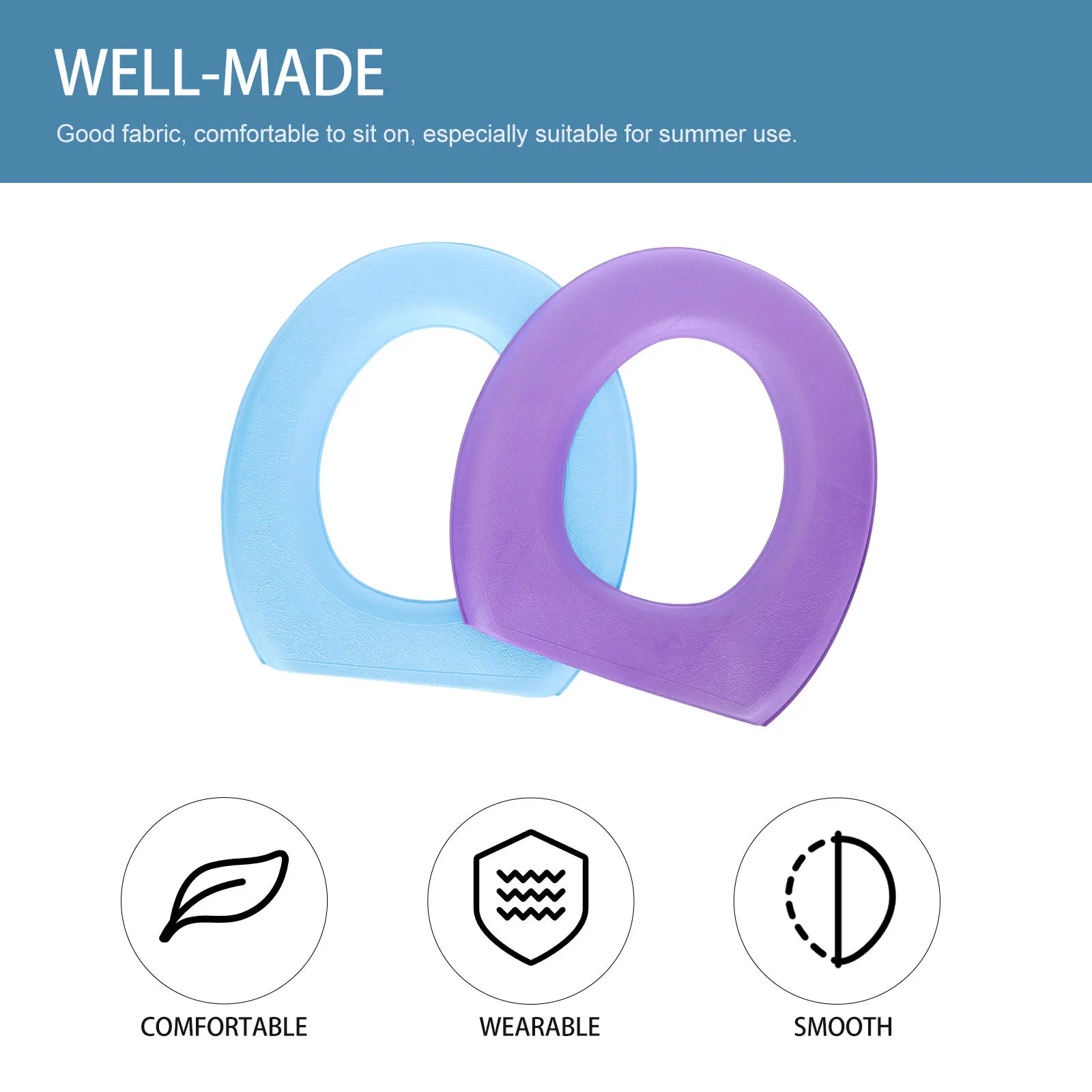 2pcs Waterproof Pad Thickened Eva Washable Bathroom Toilet Cover For Home Vacation Use Smooth Durable Toilet Accessory
2pcs Waterproof Pad Thickened Eva Washable Bathroom Toilet Cover For Home Vacation Use Smooth Durable Toilet Accessory