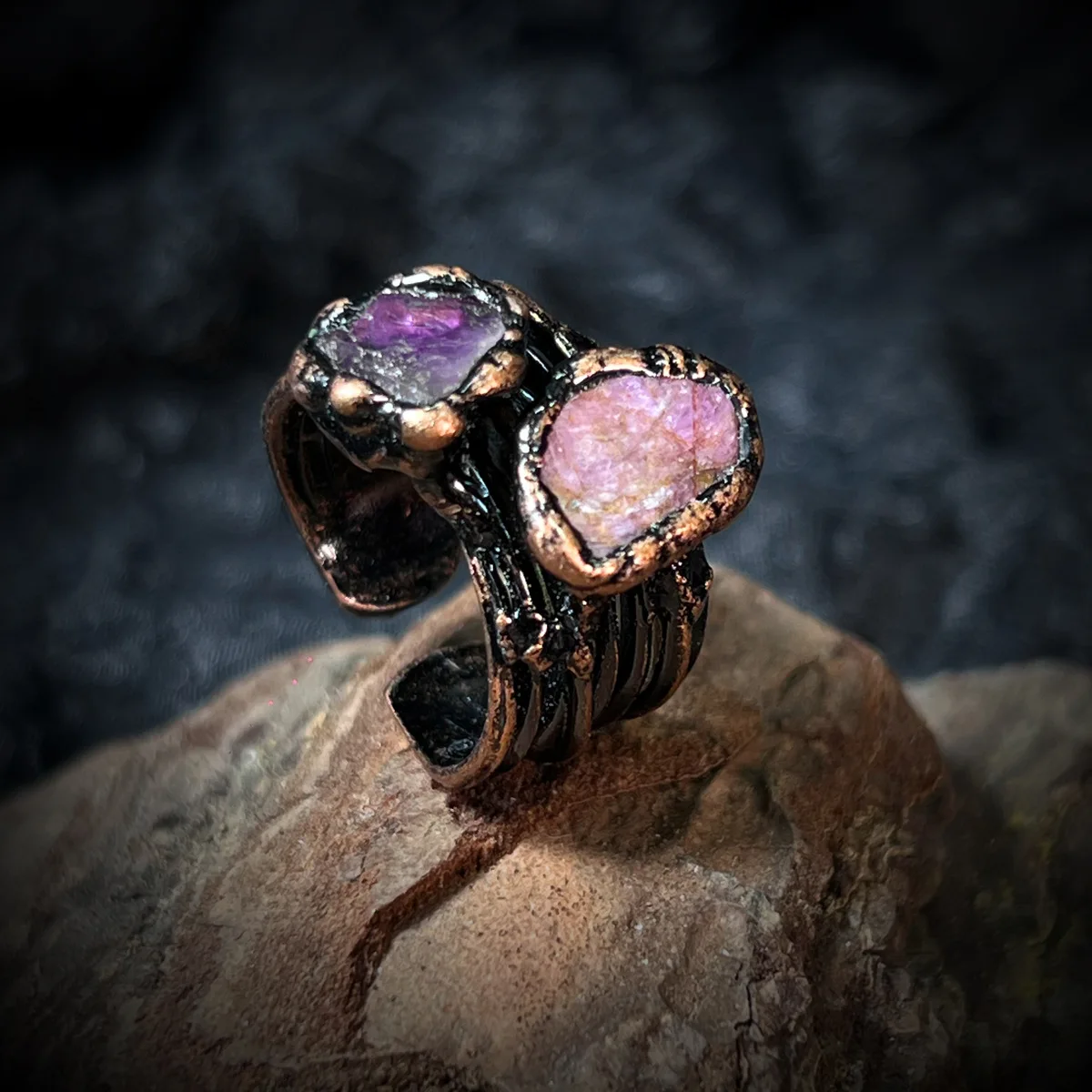 YEEVAA Vintage Amethyst Redstone Ring-Handmade Open Adjustable Boho Healing Crystal Jewelry for Women, Party Gift Wedding Favor
YEEVAA Vintage Amethyst Redstone Ring-Handmade Open Adjustable Boho Healing Crystal Jewelry for Women, Party Gift Wedding Favor