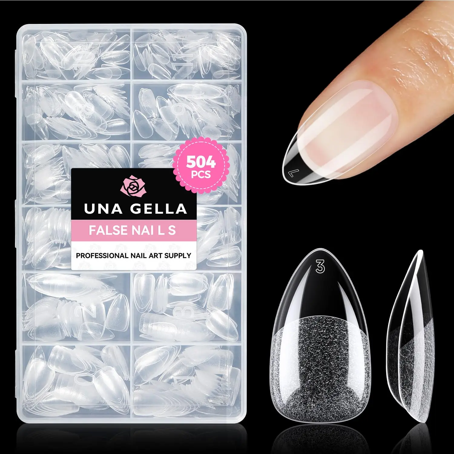 504PCS Short Almond Press On Nails, Soft Gel Tips Pre-Shaped in 12 Sizes for Home Extension
504PCS Short Almond Press On Nails, Soft Gel Tips Pre-Shaped in 12 Sizes for Home Extension