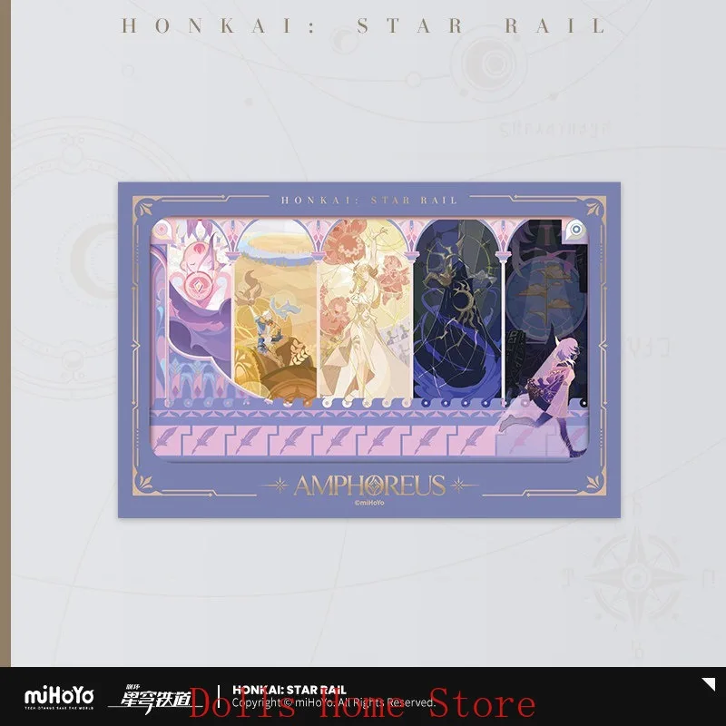 Anime Honkai: Star Rail Cosplay Cartoon The Book of Creation Series Grating collection card Desktop Display Ornament Gift
Anime Honkai: Star Rail Cosplay Cartoon The Book of Creation Series Grating collection card Desktop Display Ornament Gift