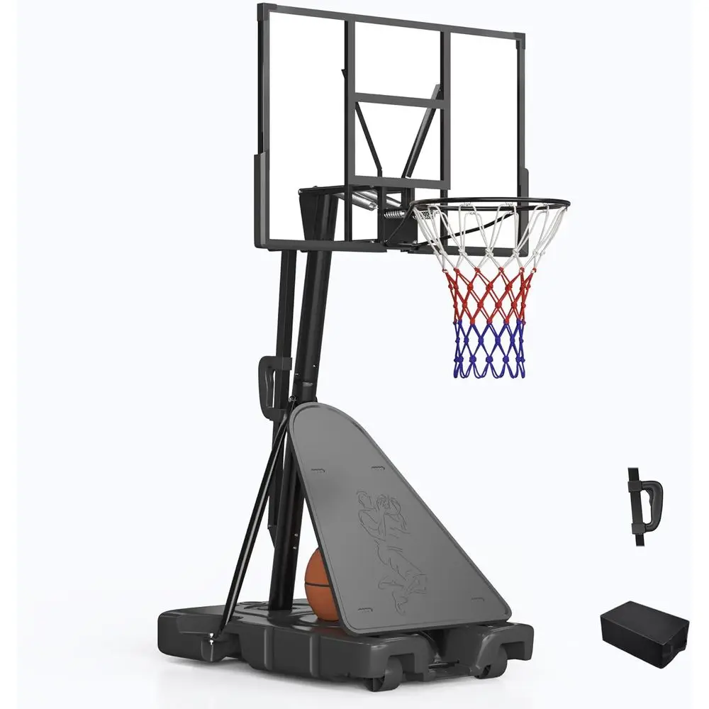 Adjustable 8-Level Basketball Goal with 45 Shatterproof Backboard, Suitable for Indoor and Outdoor Use, Includes Accessories and
Adjustable 8-Level Basketball Goal with 45 Shatterproof Backboard, Suitable for Indoor and Outdoor Use, Includes Accessories and
