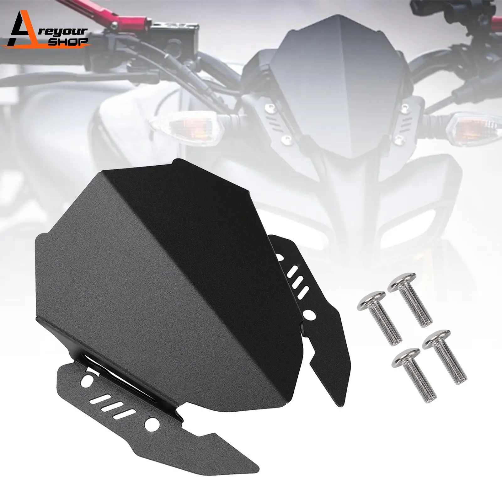 Areyourshop Windshield WindScreen fit for Yamaha MT-15 2018-2023 MT-125 2020-2021
Areyourshop Windshield WindScreen fit for Yamaha MT-15 2018-2023 MT-125 2020-2021