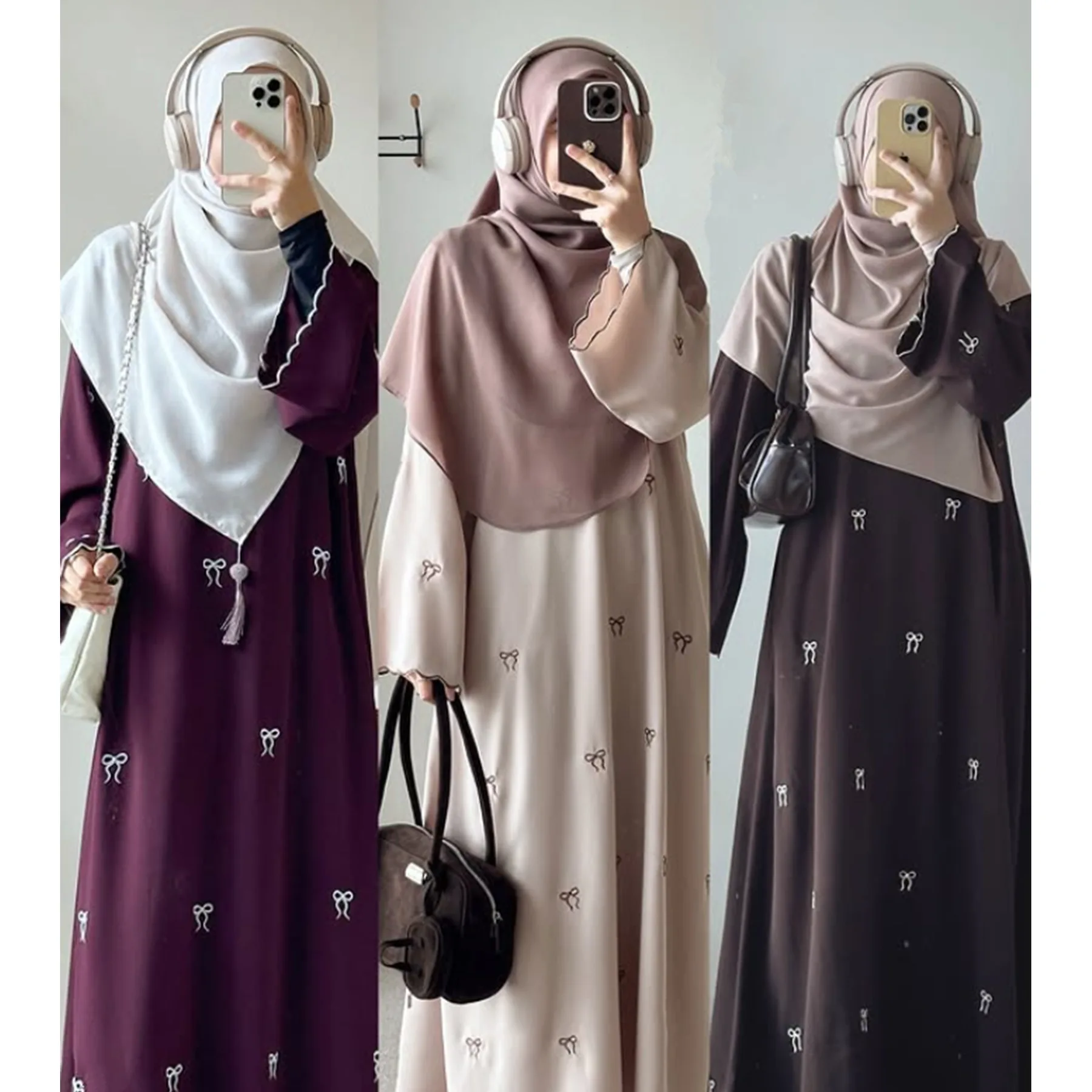 Luxury Muslim Abaya Dubai Butterfly Embroidery Abaya Muslim Women Modest Dress Islamic Femme Vacation Outfit Turkey Kaftan Robe
Luxury Muslim Abaya Dubai Butterfly Embroidery Abaya Muslim Women Modest Dress Islamic Femme Vacation Outfit Turkey Kaftan Robe