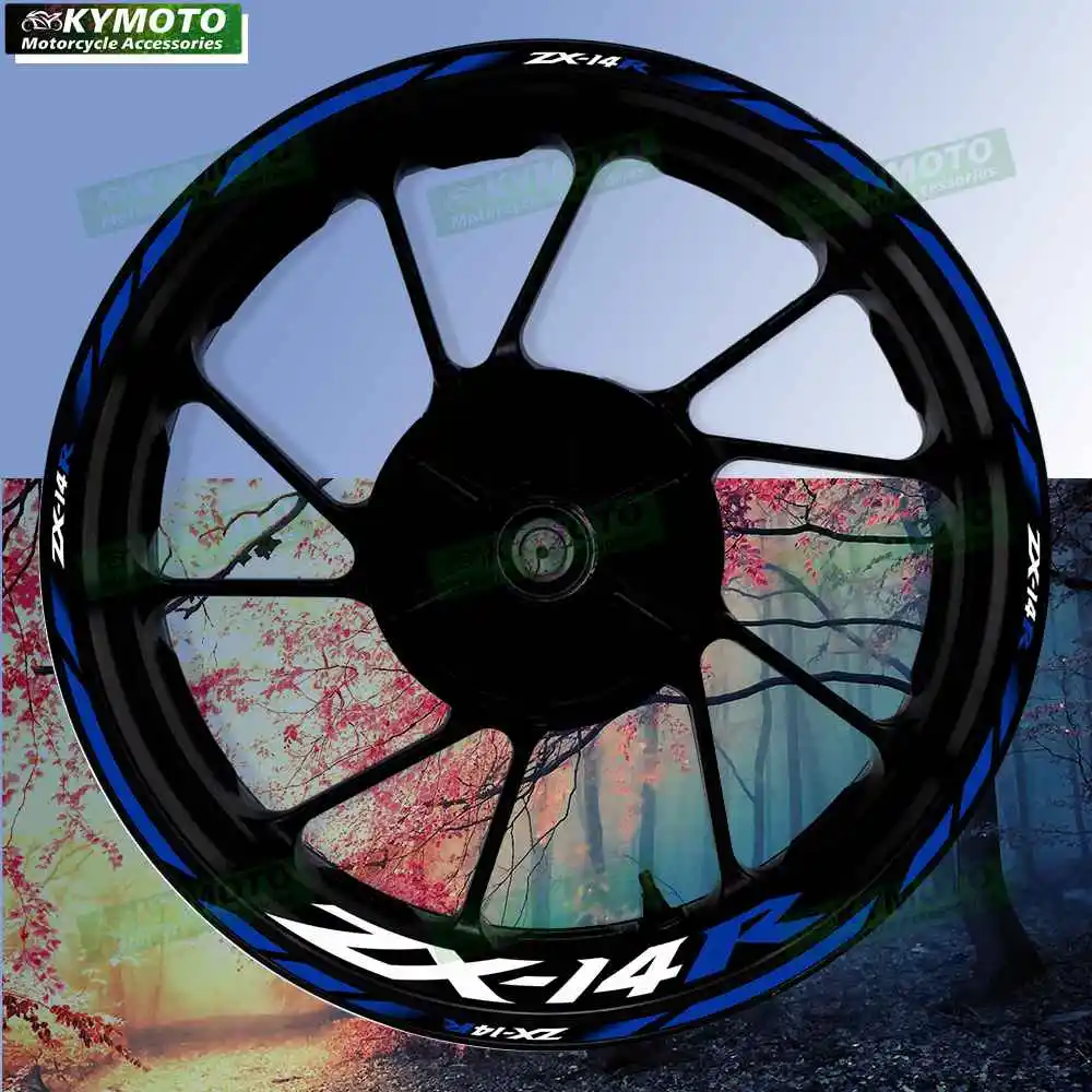 For ZX-14R ZX14R motorcycle accessories 17-inch front and rear wheel decals fairings and reflective gradient sticker decorations
For ZX-14R ZX14R motorcycle accessories 17-inch front and rear wheel decals fairings and reflective gradient sticker decorations