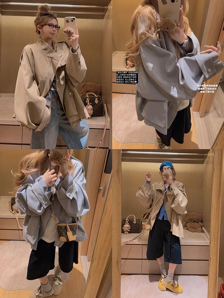 Yukiss Casual Stand Collar Windbreaker Jaet Coat Home Exclusive Color Comfortable Long Sve Zipper Pure Color Other Material
Yukiss Casual Stand Collar Windbreaker Jaet Coat Home Exclusive Color Comfortable Long Sve Zipper Pure Color Other Material