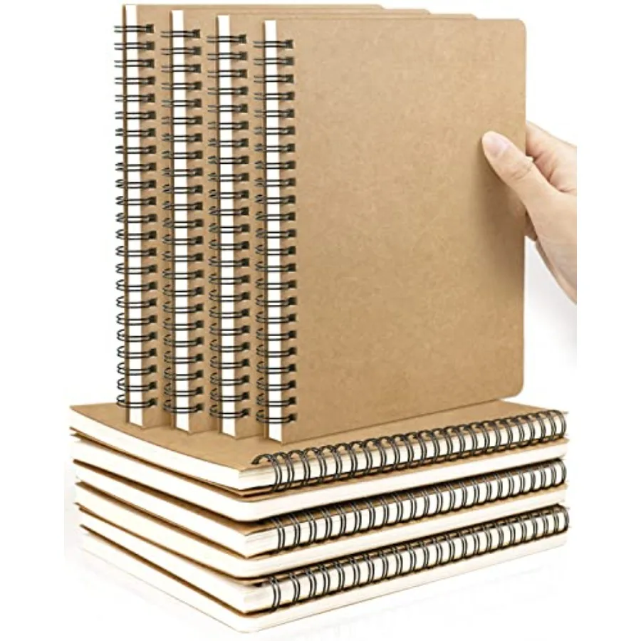 A5 Spiral Notebooks Blank Journal 10-Pack, Softcover Unlined Sketch Pad for Drawing, Writing, Note Taking Travel Memo Notepads
A5 Spiral Notebooks Blank Journal 10-Pack, Softcover Unlined Sketch Pad for Drawing, Writing, Note Taking Travel Memo Notepads
