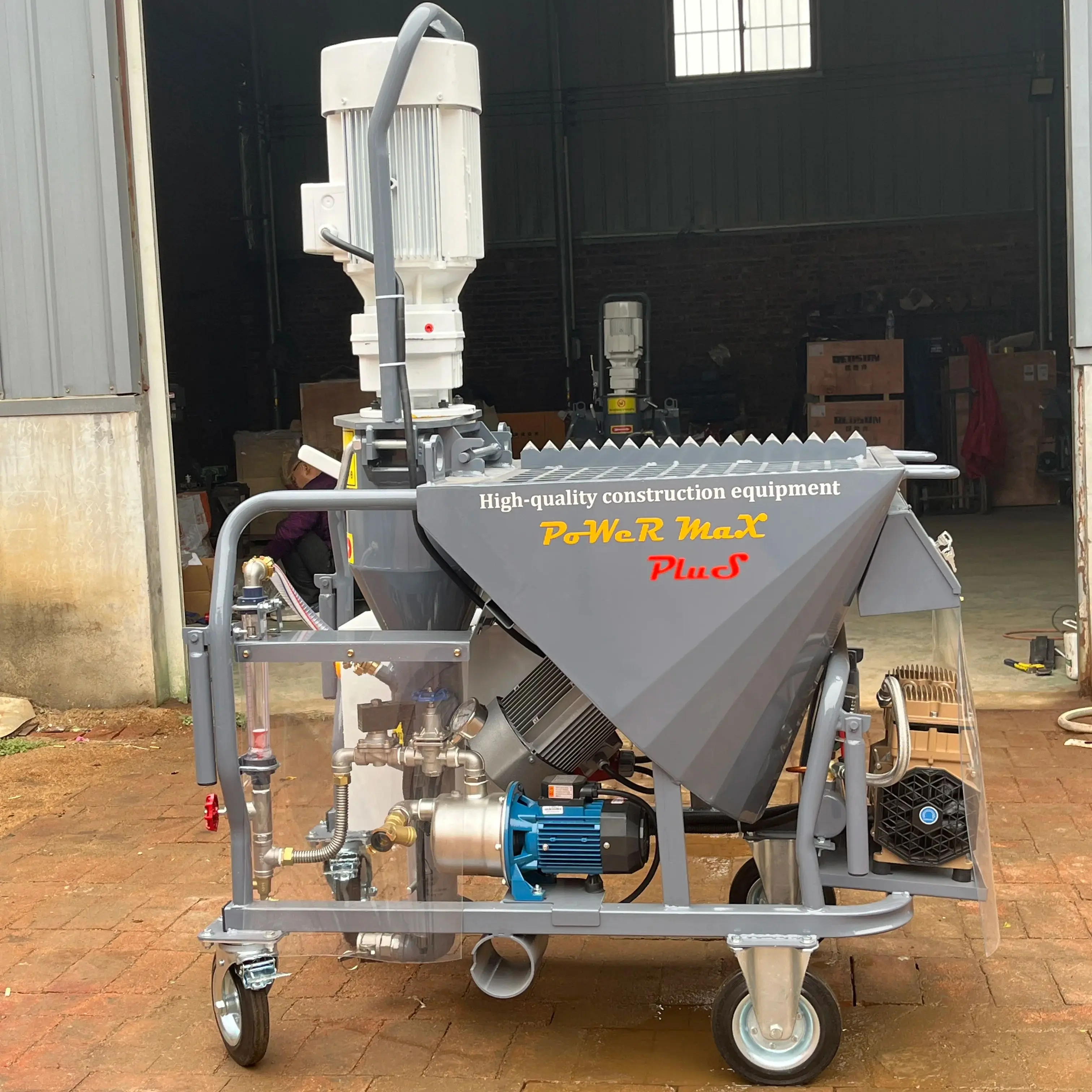 Electric Wall Sprayer Cement Gypsum Plaster Spraying Dry Plastering Machine Factory Supply
Electric Wall Sprayer Cement Gypsum Plaster Spraying Dry Plastering Machine Factory Supply