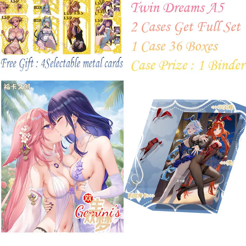 Доска Twin Dreams A5, коллекция «История богини», полный набор карт, аниме-игры, вечерние купальник для девочек, вечерние игрушки Doujin, подарок для хобби
Доска Twin Dreams A5, коллекция «История богини», полный набор карт, аниме-игры, вечерние купальник для девочек, вечерние игрушки Doujin, подарок для хобби