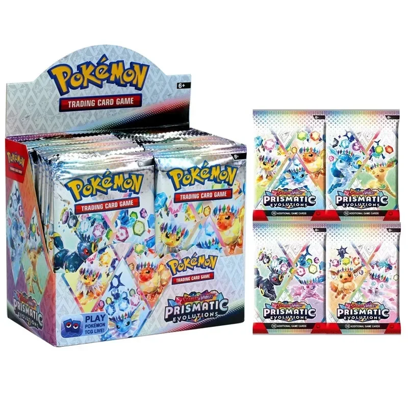 360Pcs Pokemon Card MEGA Evolution Lucario Prismatic Evolutions Game Cards English Booster Battle Pokemon Cards Collection Card
360Pcs Pokemon Card MEGA Evolution Lucario Prismatic Evolutions Game Cards English Booster Battle Pokemon Cards Collection Card