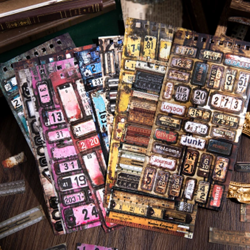 Mr Paper, Faded Label Collection Vintage Sticker Book DIY Handbook Home Decorative Stickers for Students Back to School Gifts
Mr Paper, Faded Label Collection Vintage Sticker Book DIY Handbook Home Decorative Stickers for Students Back to School Gifts