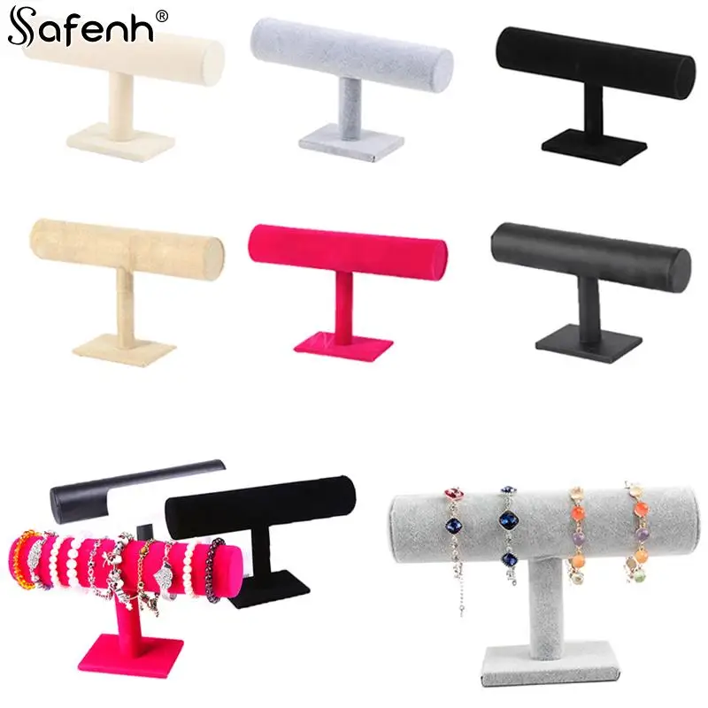1*Velvet Bracelet Chain Watch T-Bar Rack Jewelry Hard Bangle Necklace Display Stand Holder Jewelry Portable Display Stand Holder
1*Velvet Bracelet Chain Watch T-Bar Rack Jewelry Hard Bangle Necklace Display Stand Holder Jewelry Portable Display Stand Holder