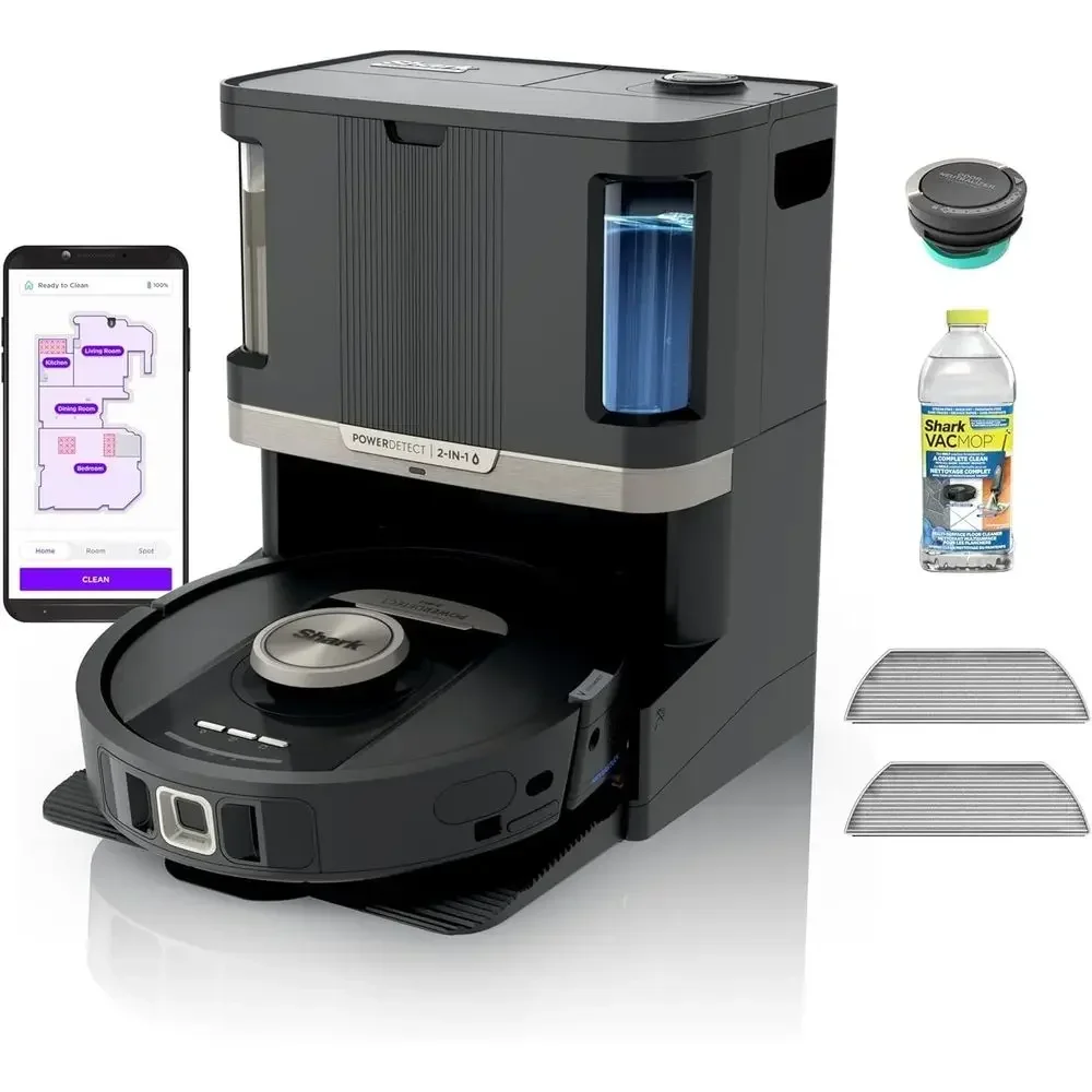 Smart Vacuum and Mop with Auto-Empty, Self-Refill, Pad Wash & Dry, 60-Day Battery, 30-Day Water Tank, Renewed Model
Smart Vacuum and Mop with Auto-Empty, Self-Refill, Pad Wash & Dry, 60-Day Battery, 30-Day Water Tank, Renewed Model