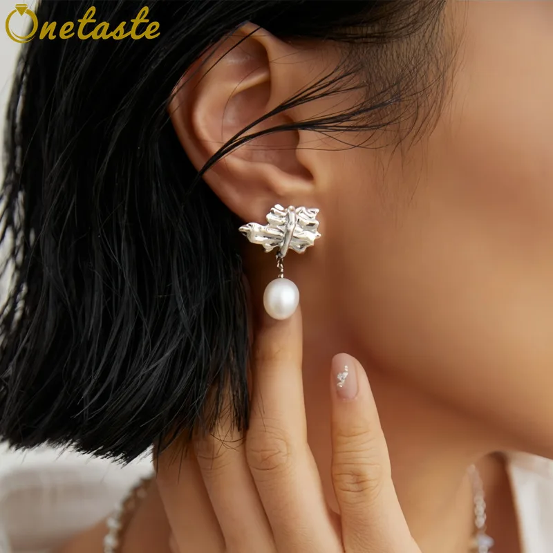 925 Sterling Silver Natural Pearl Pendant Drop Dangle Earrings Women Chunky Unique Designer Trendy Statement Earring Party Gift
925 Sterling Silver Natural Pearl Pendant Drop Dangle Earrings Women Chunky Unique Designer Trendy Statement Earring Party Gift