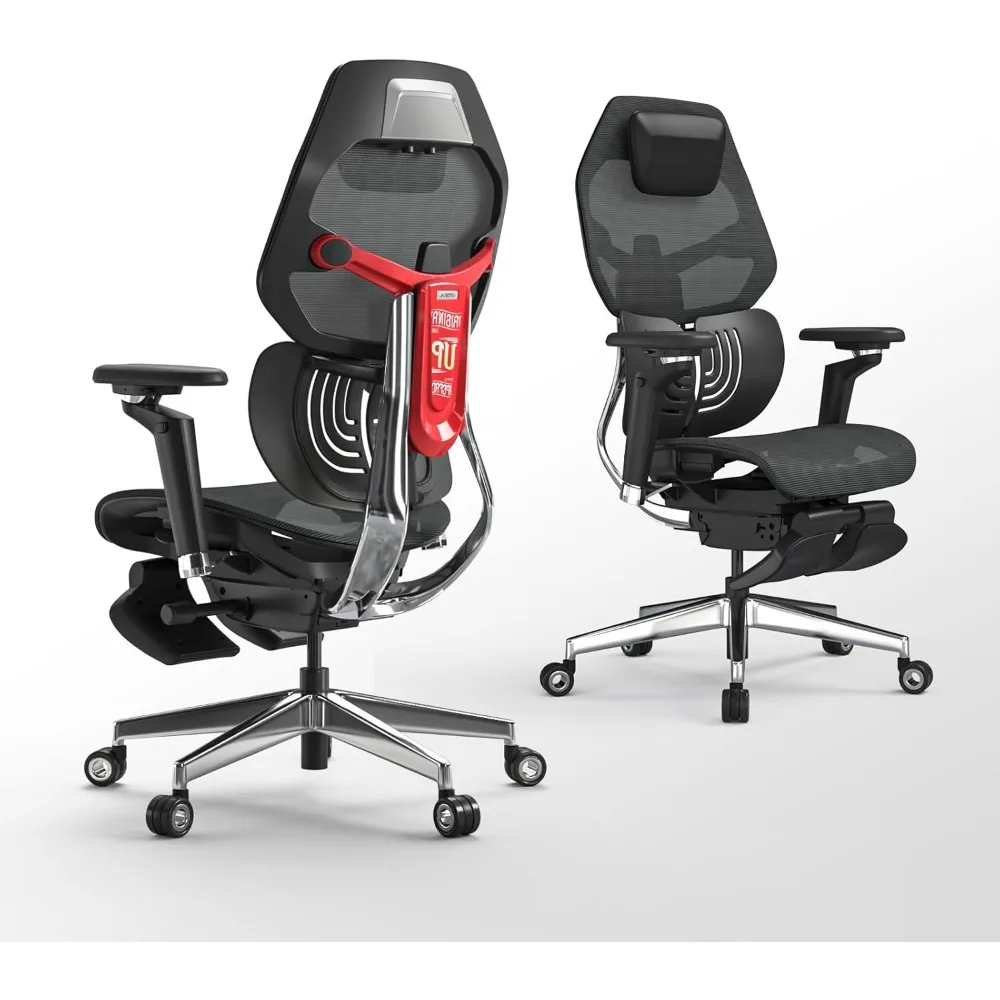 ES2T Computer Desk Gaming Chair with 2-Piece Protrusion Adjustable Lumbar Support Trackmaster 6D Armrest Height Adjustable with
ES2T Computer Desk Gaming Chair with 2-Piece Protrusion Adjustable Lumbar Support Trackmaster 6D Armrest Height Adjustable with