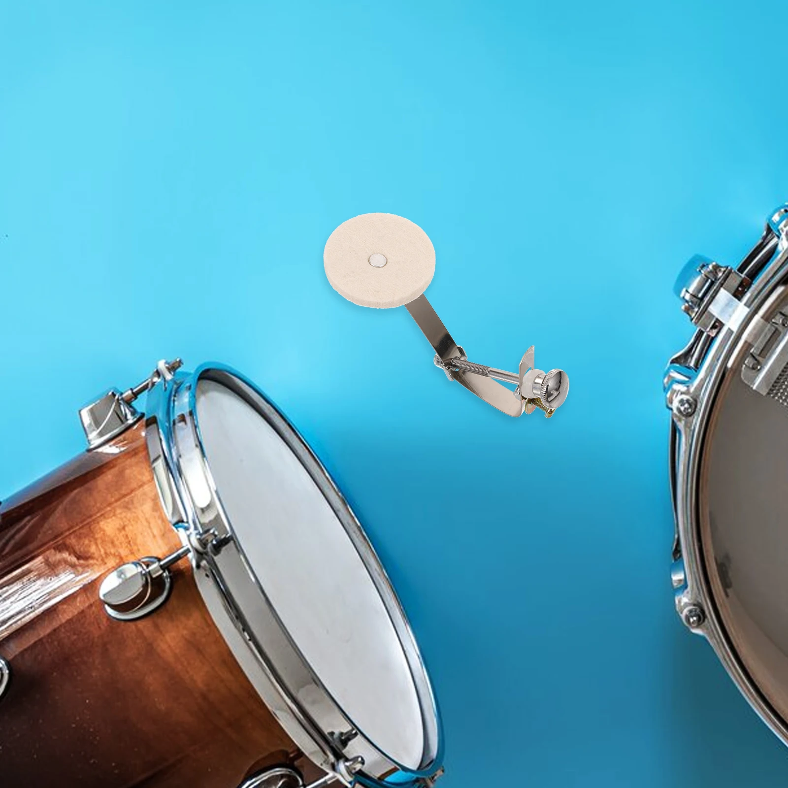 Snare Drum Silencer Pad Mufflers Metal Dampener Pads Dampening Mute Felt Drum Accessories Noise Reduction Reusable Jazz
Snare Drum Silencer Pad Mufflers Metal Dampener Pads Dampening Mute Felt Drum Accessories Noise Reduction Reusable Jazz