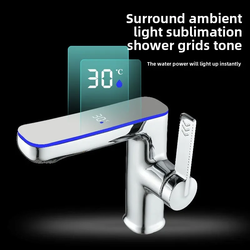 Gun Grey Smart Sensor Basin Faucet Digital Display Screen Hot Cold Water Mixer Tap Vanity Touchless Faucet For Bathroom Basin
Gun Grey Smart Sensor Basin Faucet Digital Display Screen Hot Cold Water Mixer Tap Vanity Touchless Faucet For Bathroom Basin