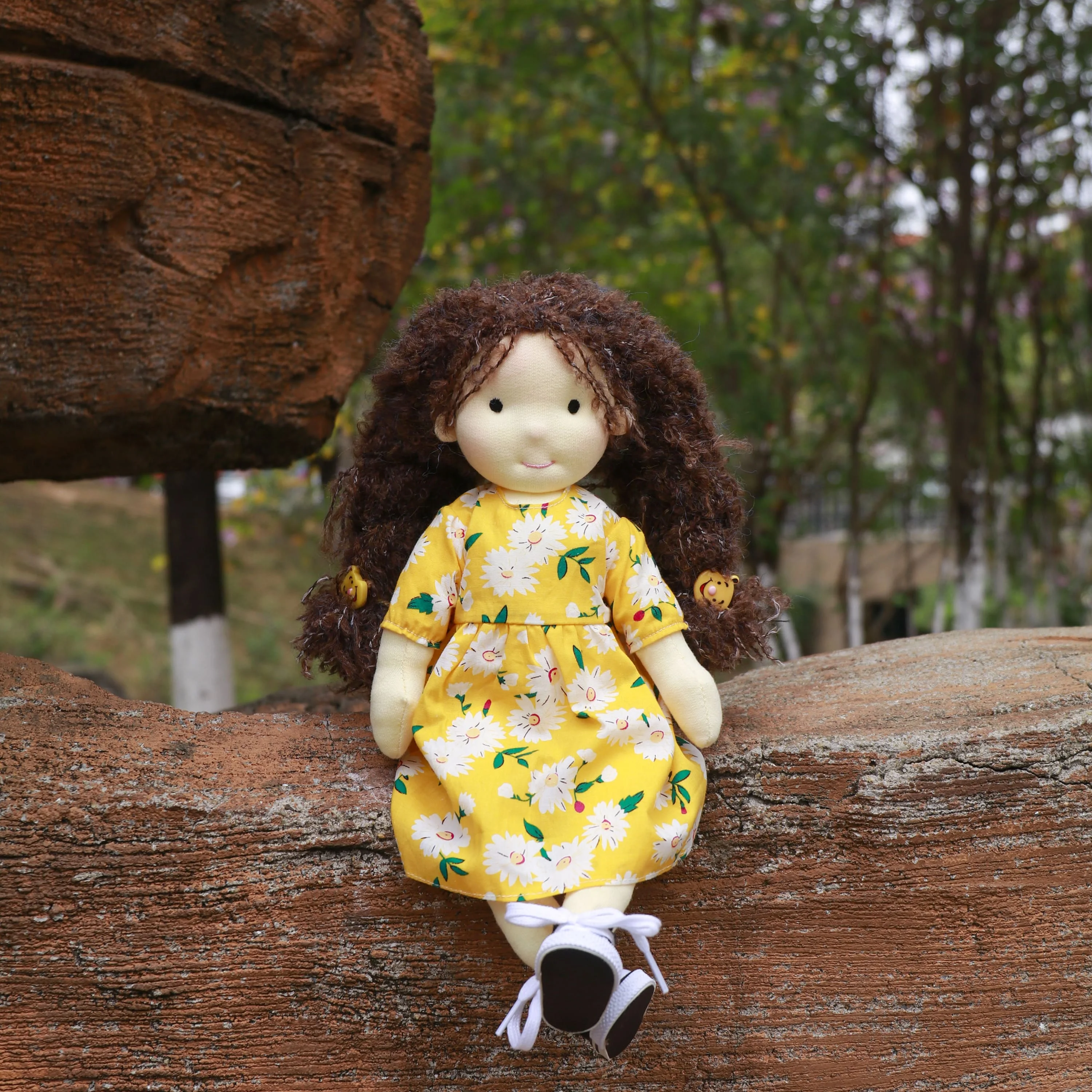 BlissfulPixie Handmade Doll -Dagmar 12" Waldorf Doll Birthday Gift for Girl Soft Rag Doll Stuffed Collectible Doll 
BlissfulPixie Handmade Doll -Dagmar 12" Waldorf Doll Birthday Gift for Girl Soft Rag Doll Stuffed Collectible Doll