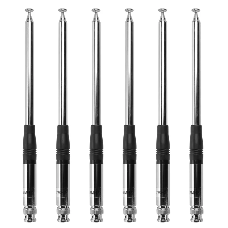 B27B 6X 27Mhz Antenna 9-Inch To 51-Inch Telescopic/Rod HT Antennas For CB Handheld/Portable Radio With BNC Connector
B27B 6X 27Mhz Antenna 9-Inch To 51-Inch Telescopic/Rod HT Antennas For CB Handheld/Portable Radio With BNC Connector