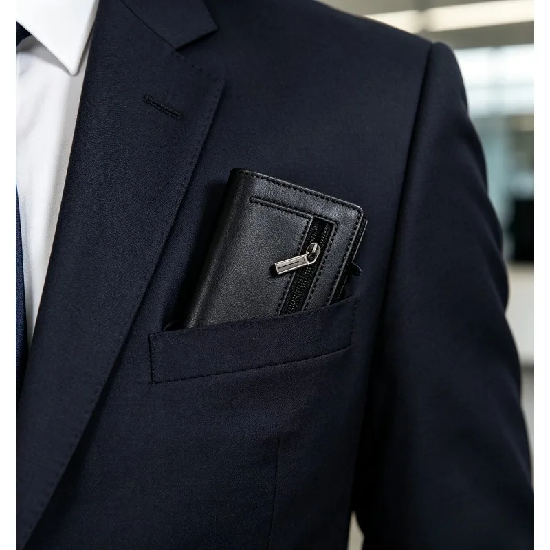 RFID Blocking Metal Card Holder Auto Pop Up Wallet Credit Card ID Case Anti-Theft Slim Purse
RFID Blocking Metal Card Holder Auto Pop Up Wallet Credit Card ID Case Anti-Theft Slim Purse