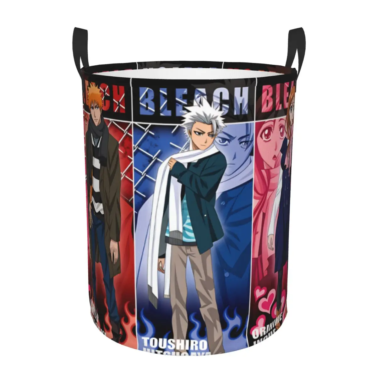 Ichigo Kurosaki Bleach Toshiro Hitsugaya Laundry Basket Orihime Inoue Rukia Kuchiki Clothes Hamper Storage Bin for Living Room
Ichigo Kurosaki Bleach Toshiro Hitsugaya Laundry Basket Orihime Inoue Rukia Kuchiki Clothes Hamper Storage Bin for Living Room