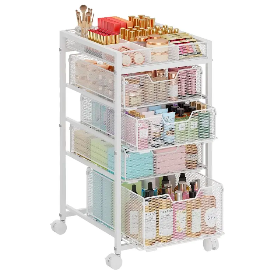 Мобильный органайзер для косметики на колесиках с 4 ящиками, стойка для демонстрации косметики с разделителями, напольный органайзер для ухода за кожей на колесиках, универсальный
Мобильный органайзер для косметики на колесиках с 4 ящиками, стойка для демонстрации косметики с разделителями, напольный органайзер для ухода за кожей на колесиках, универсальный